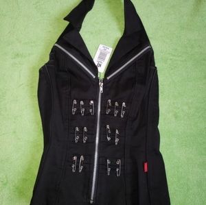 XS hot topic corset black